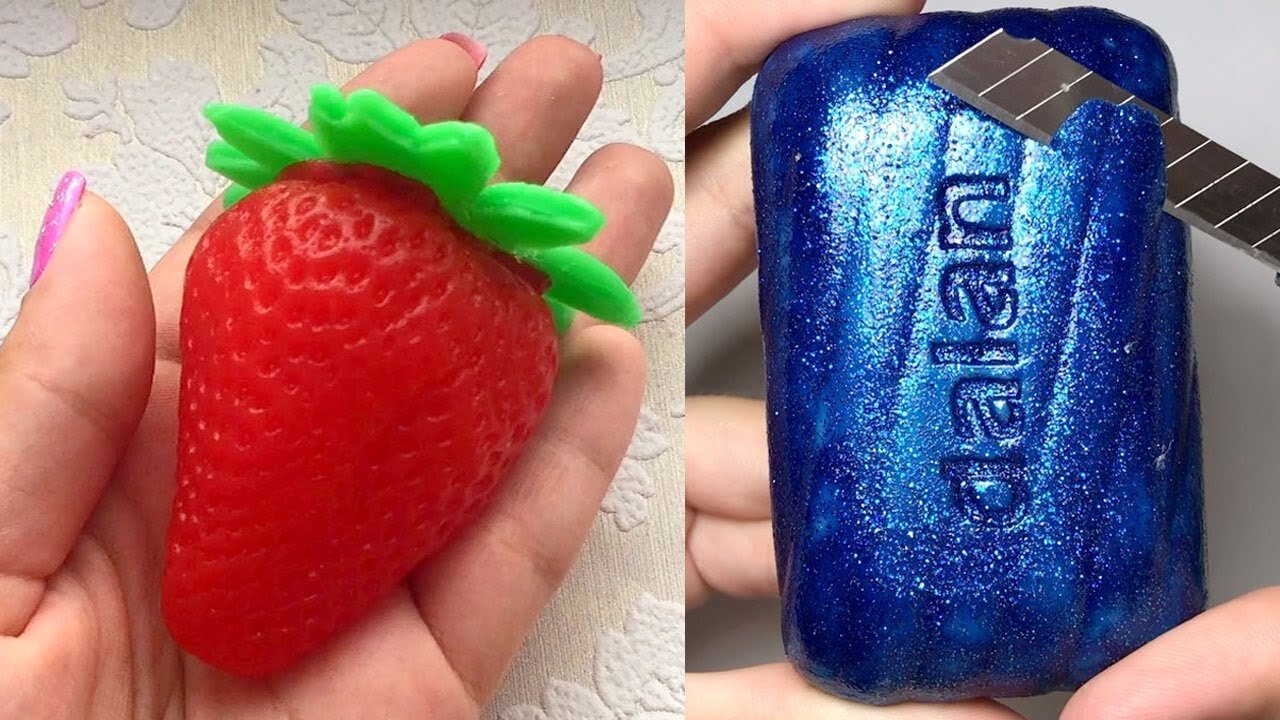 Satisfying relaxing Video Soap Carving ASMR ! Relaxing Sounds !(No talking)