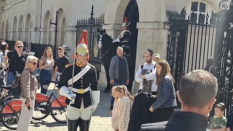 Silencing of the guard no make way #horseguardsparade