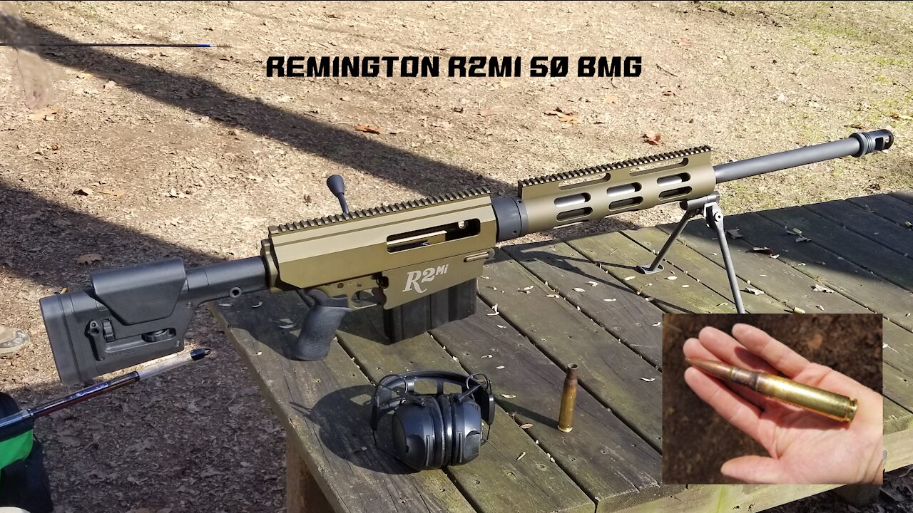 Firing the Remington R2Mi 50 BMG