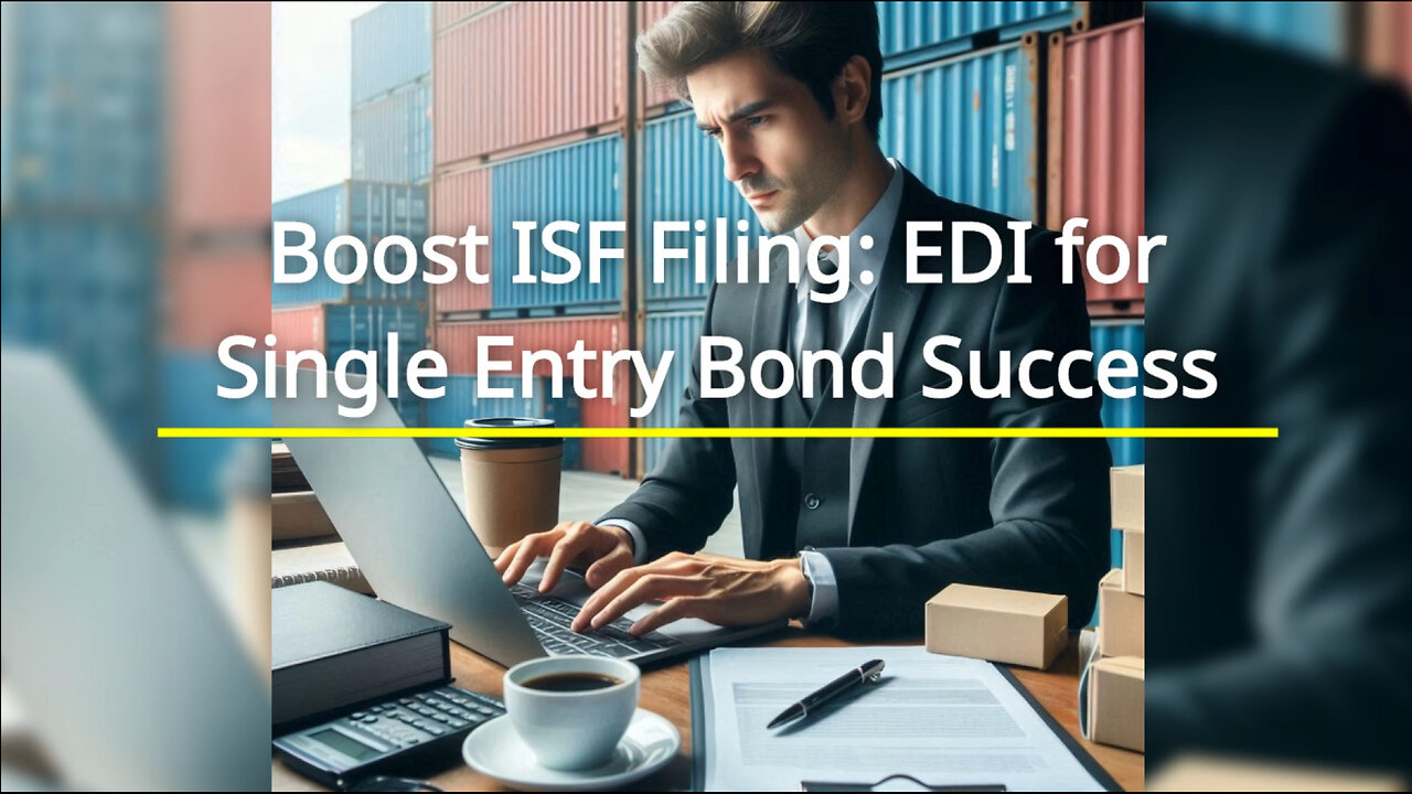 EDI: The Key to Streamlining Single Entry Bond Processing in ISF Filing