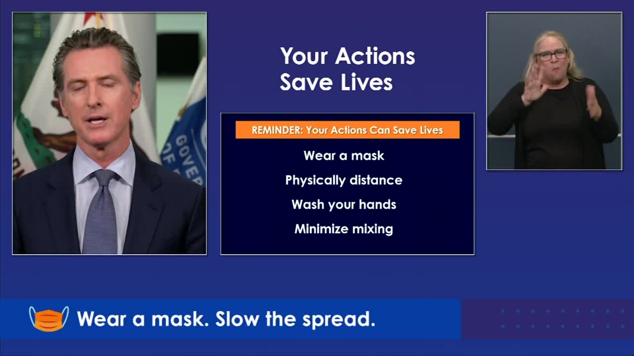 Newsom: Your actions save lives