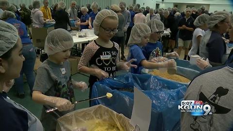 Tucson kids help starving kids across the world