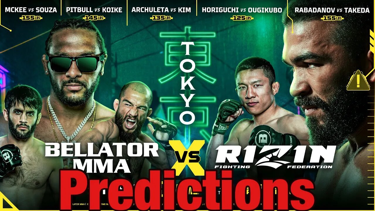 Bellator MMA Vs RIZIN FF Full Card Prediction