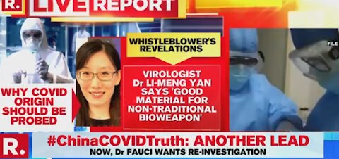 Chinese Whistleblower Faces Off With Beijing-Based Expert On Purported Wuhan Lab COVID Leak