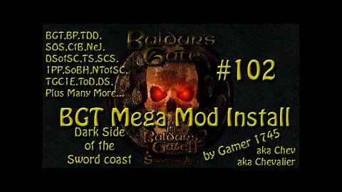 Let's Play Baldur's Gate Trilogy Mega Mod Part 102 - Dark Side