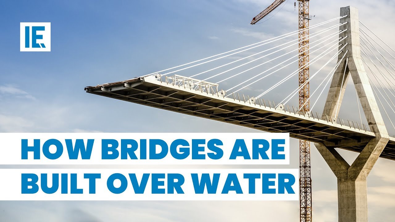 How bridges are built over water?