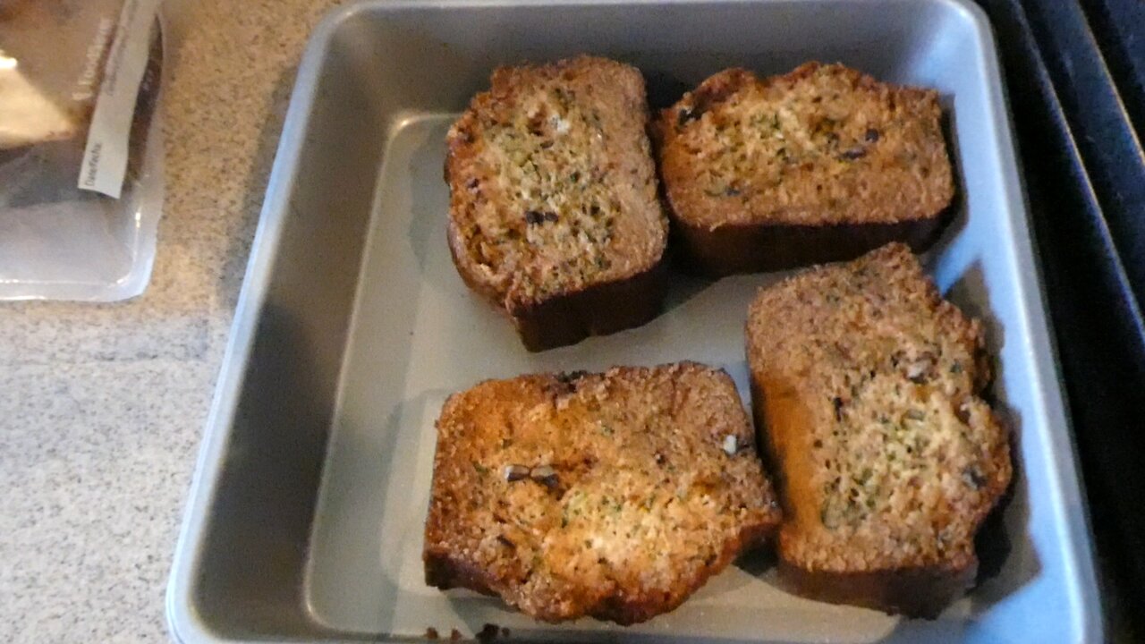 ZUCCHINI BREAD ( With nuts and Chocolate Chips)