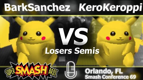 BDSM|BarkSanchez (Pikachu) vs. Kerokeroppi (Pikachu) - Smash 64 L. Semis - SC:69