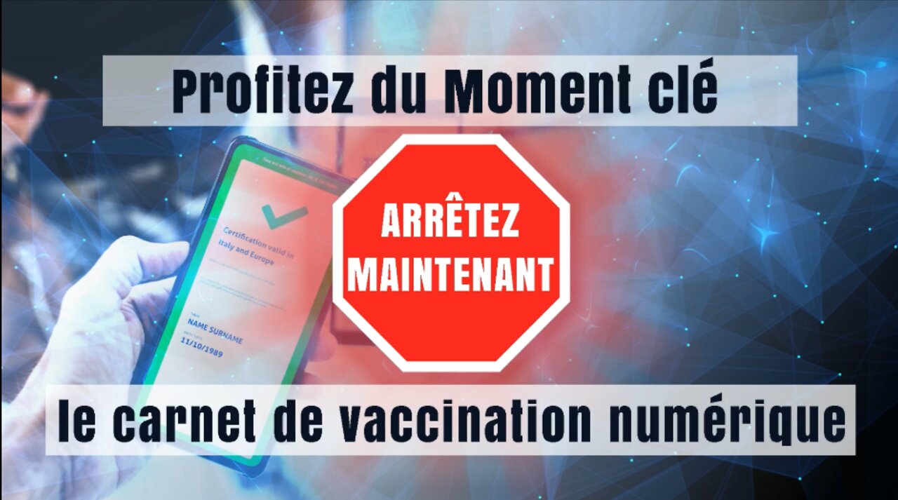 Profitez Du Moment Clé, Arrêtez Maintenant Le Carnet De Vaccination Numérique