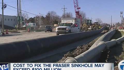 Fraser officials hold public meeting on sinkhole Monday night