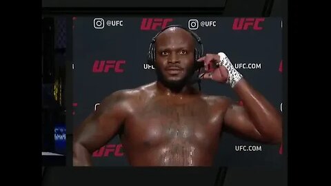 Derrick Lewis with another classic one liner after his ko win needs to take a sh#t great promo