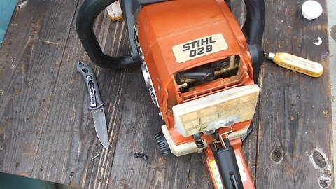 Stihl 029 Clutch and Oilpump Replacement
