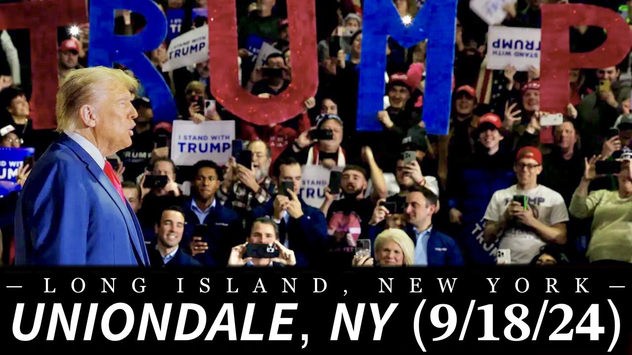 President Trump's Rally in Long Island, NY (9/18/24)