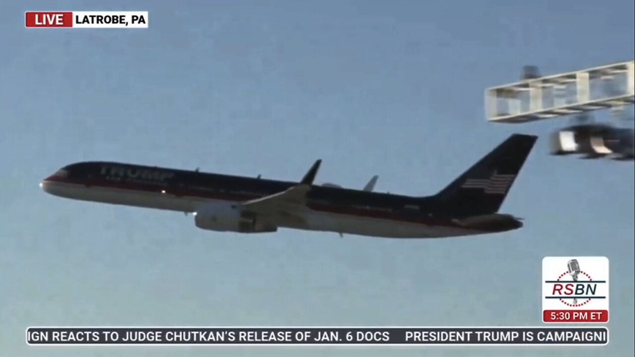 Trump’s triumphant return to Butler, PA flyover ❤️🇺🇸