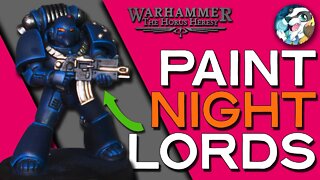 How to paint NIGHT LORDS marines | Horus Heresy | 8th Legion