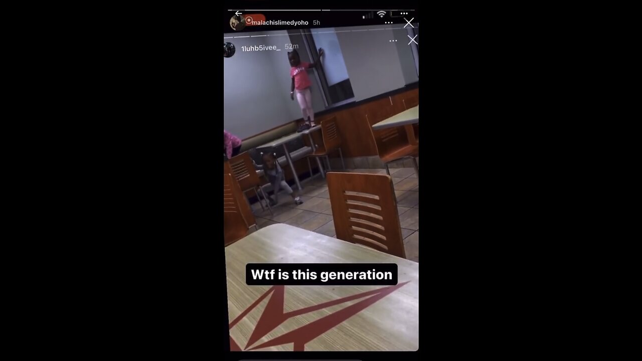 Ratchet Black Women Recording Their Daughters Twerking On Restaurant Table As If It Was Cute!