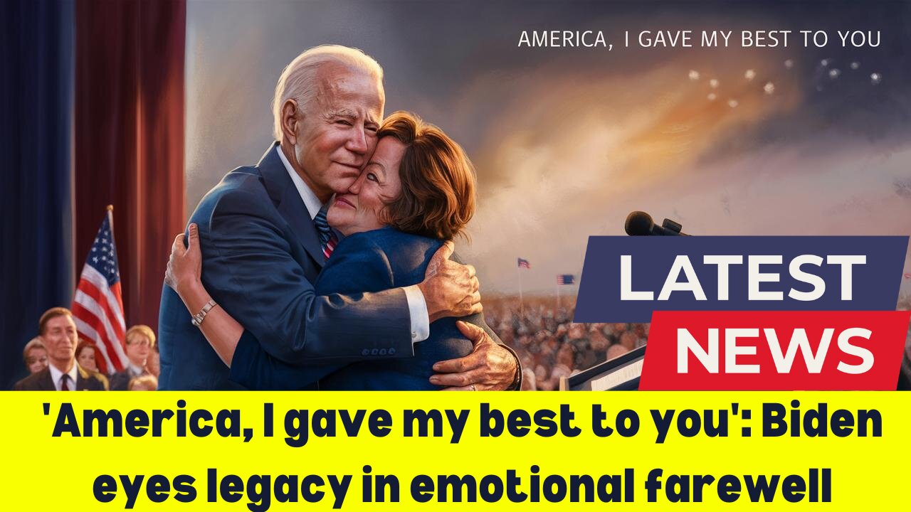 'America, I gave my best to you': Biden eyes legacy in emotional farewell