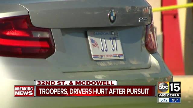 Police pursuit possibly connected to Scottsdale carjacking