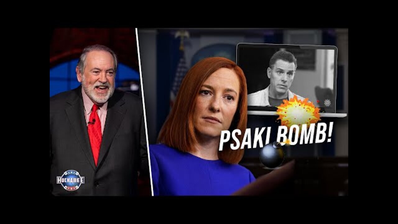 Jen Psaki's MASSIVE BOMB on Hunter Biden Laptop Question; This'll Hurt to Watch LwM Clip Huckabee