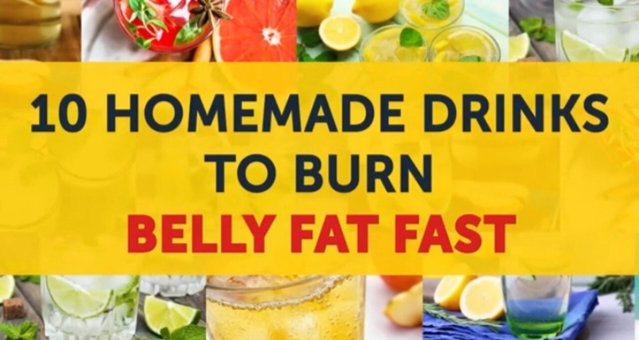 10 Best Homemade Drink Recipes to Burn Belly Fat Fast