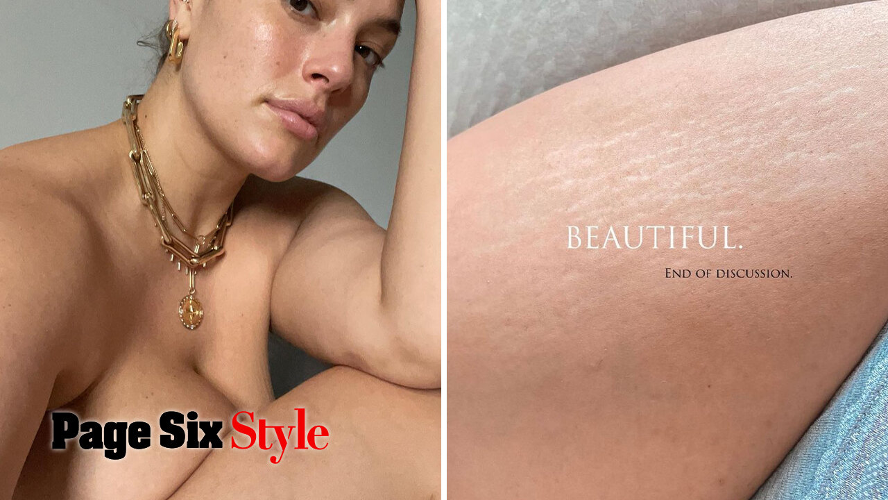 Ashley Graham shares nude selfie, tells fans to 'love the skin you're in'