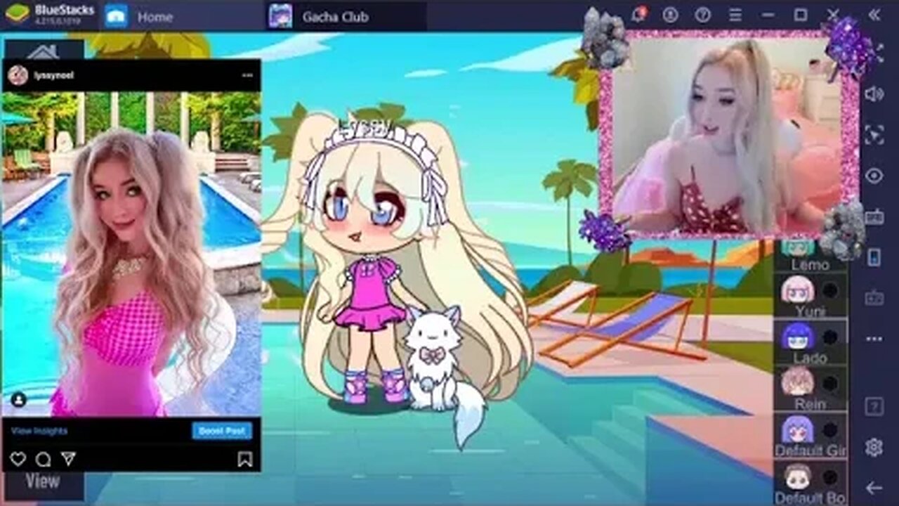 Lyssy Noel I RECREATED MY SELFIES IN GACHA CLUB! Reuploaded