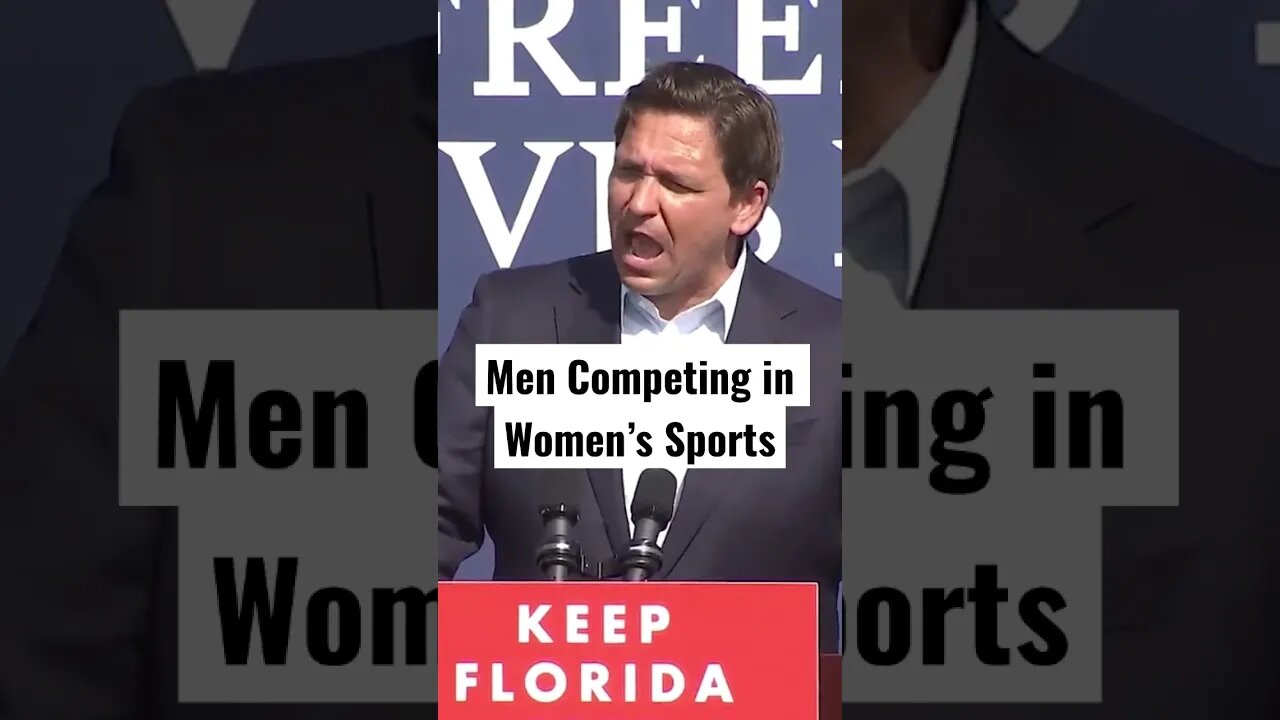 Men Competing in Women's Sports #Desantis #rondesantis #Florida #transgender #womenssports