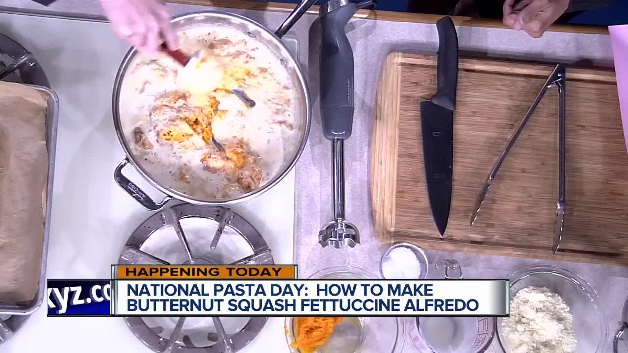 National Pasta Day: How to make Butternut Squash Fettuccine Alfredo