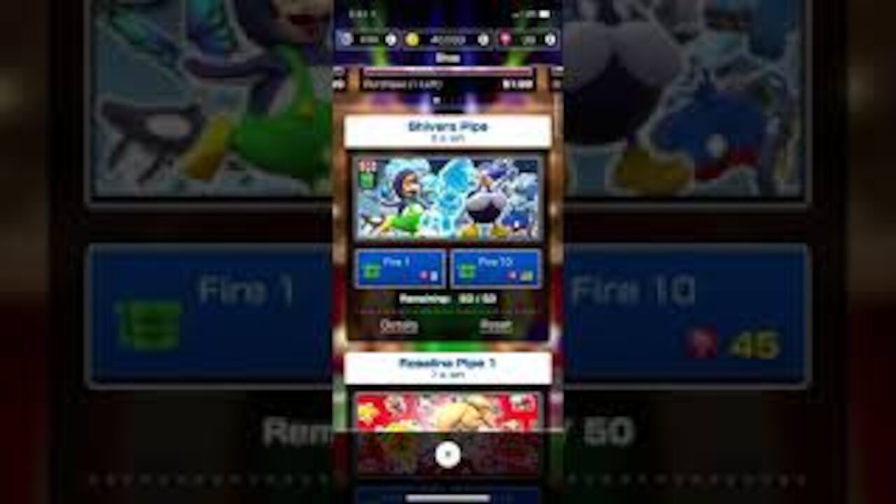 Mario Kart Tour - Shivers Pipe Pull (Rosalina Tour) Trash Reward