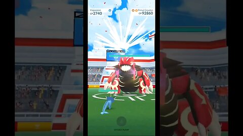 Primal Groudon Raid - Pokémon GO #pokemon #pokemongo #legendary #raid #primalgroudon #groudon #fyp