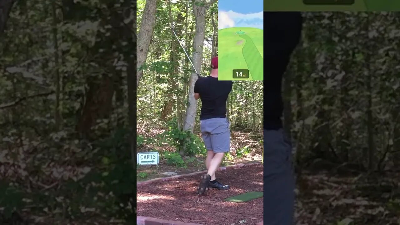 Hole 9 - Mount Massive #Shorts #Golf #GarminR10 #SimGolf #YoutubeShorts