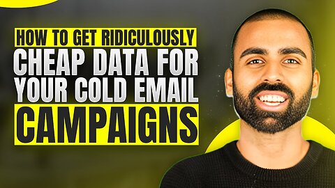 How To Get Ridiculously Cheap Data For Your Cold Email Campaigns