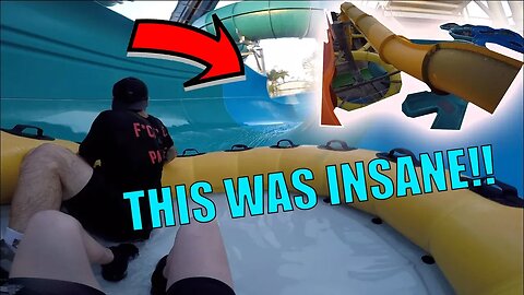 SNEAKING INTO WATERPARK AFTER HOURS IN LA (INSANE)