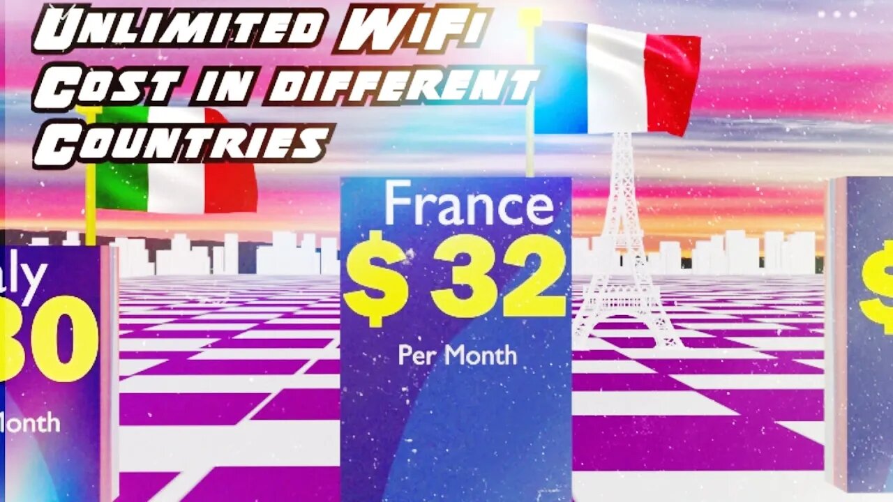 How much countries pay for their Wi-Fi.
