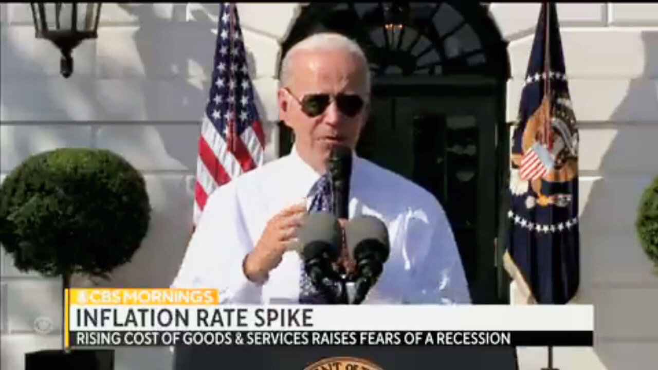 CBS News Biden Inflation Reduction Act DOES NOT REDUCE INFLATION
