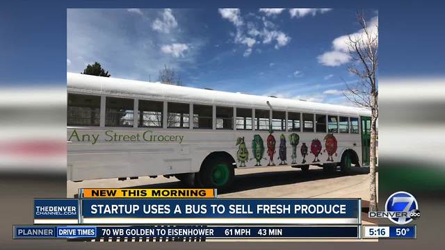 Startup uses bus to sell fresh produce