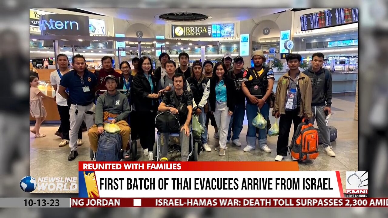 First batch of Thai evacuees arrive from Israel