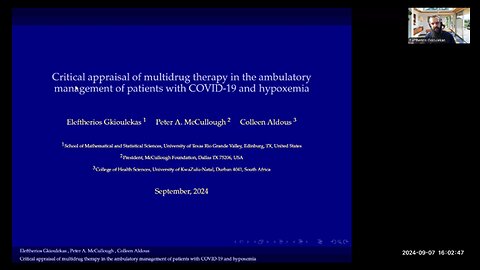 25 min talk: ivermectin-based multidrug protocols for hypoxemic C19 patients