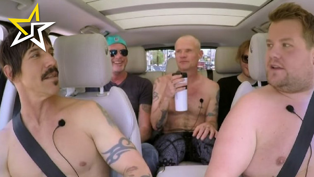 James Corden Goes Rock N Roll During 'Carpool Karaoke' With Red Hot Chili Peppers