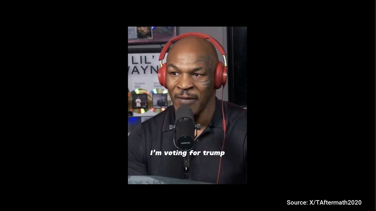 WATCH: Epic Video Shows, Celebrates Mike Tyson Saying He’s All-in on Trump