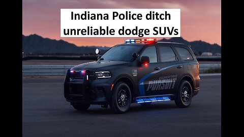 Unreliable Dodge Durango ditched by Indiana Police