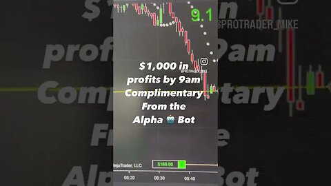 THE ALPHA BOT 🤖 CRAZY $2000 Profits #NQ #RTY #nasdaqtrading #futures #sqqq