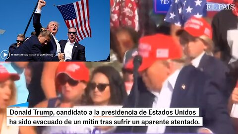 TAL COMO DIJE, HAN DISPARDO A TRUMP