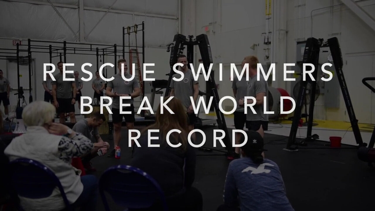 Coast Guard rescue swimmers hold world record title