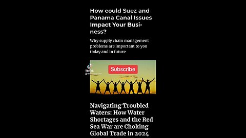 Navigating Troubled Waters: How Water Shortages and the Red Sea War are Choking Global Trade in 2024