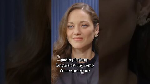 🇫🇷 Famous polyglot/ Célèbres polyglottes-Marion Cotillard