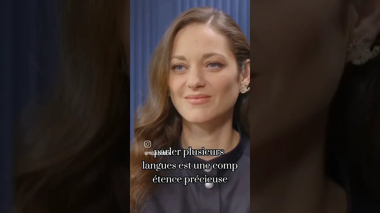 🇫🇷 Famous polyglot/ Célèbres polyglottes-Marion Cotillard