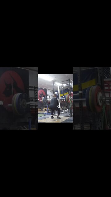 155 kg / 342 lb - Front Squat - 5 reps