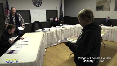 Village of Leonard Council: January 10, 2022