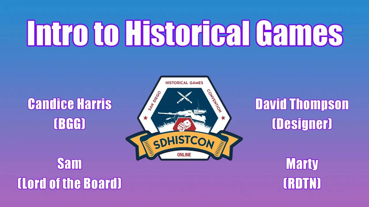 Intro to Historical Games